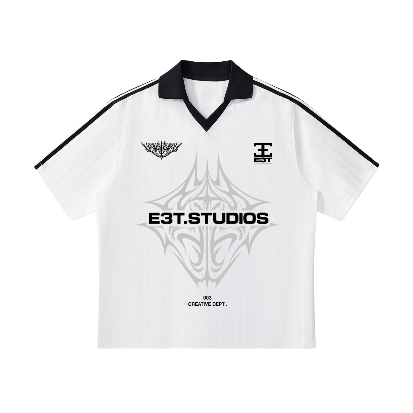 White E3T Soccer Jersey