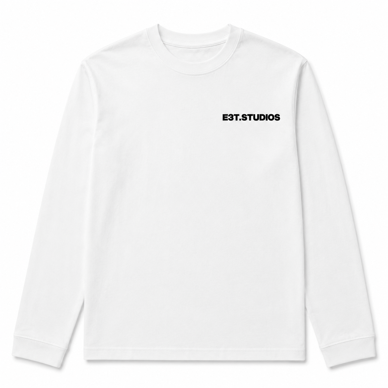 E3T.Studios 003 Creative Dept. Long Sleeve — White
