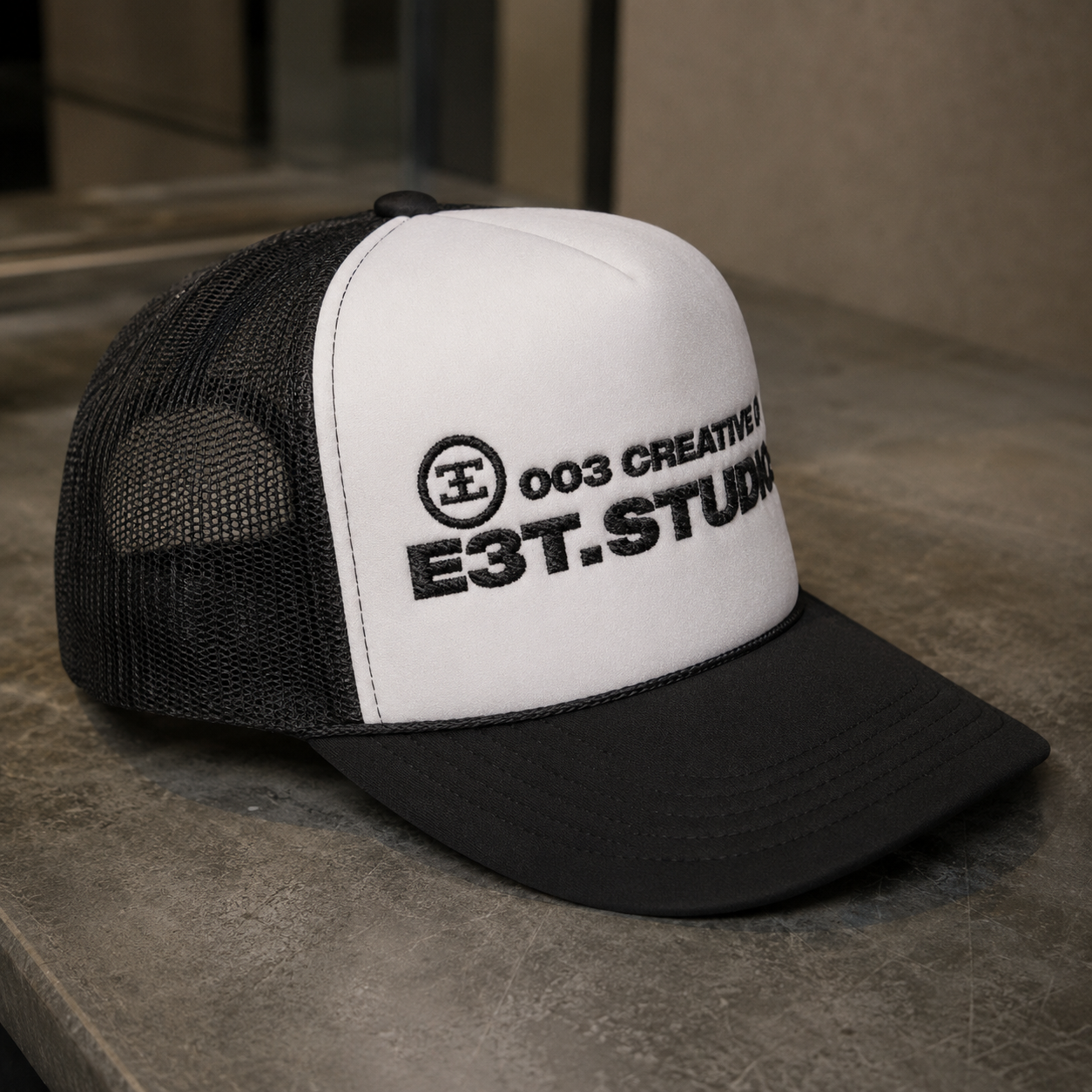 E3T.STUDIOS Foam Trucker Hat